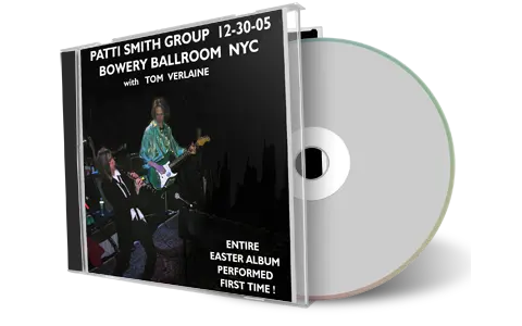 Front cover artwork of Patti Smith 2005-12-30 CD New York Audience