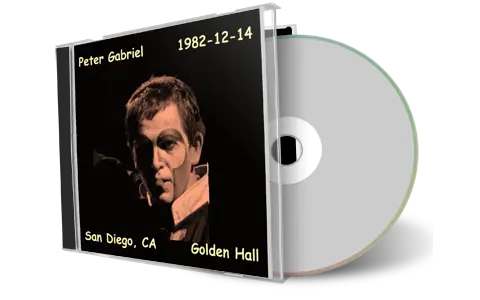 Front cover artwork of Peter Gabriel 1982-12-14 CD San Diego Audience