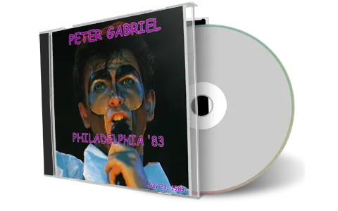 Front cover artwork of Peter Gabriel 1983-07-23 CD Philadelphia Audience