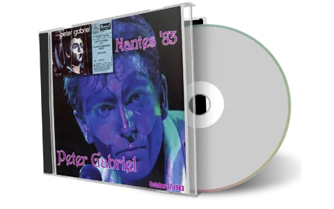 Front cover artwork of Peter Gabriel 1983-10-27 CD Nantes Audience