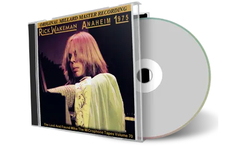 Front cover artwork of Rick Wakeman 1975-11-11 CD Anaheim Audience
