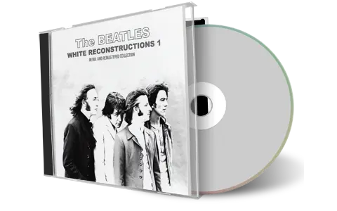 Front cover artwork of The Beatles Compilation CD White Reconstructions Soundboard