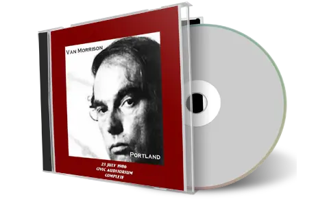 Front cover artwork of Van Morrison 1986-07-23 CD Portland Audience