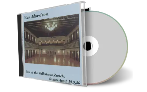 Front cover artwork of Van Morrison 1986-09-19 CD Zurich Audience