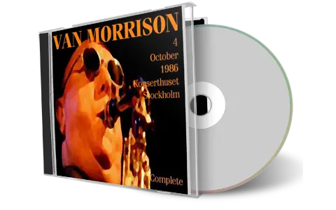 Front cover artwork of Van Morrison 1986-10-04 CD Stockholm Audience