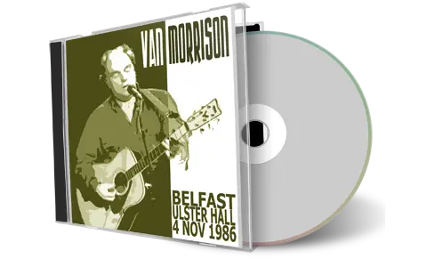 Front cover artwork of Van Morrison 1986-11-04 CD Belfast Audience