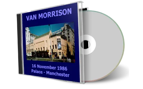 Front cover artwork of Van Morrison 1986-11-16 CD Manchester Audience