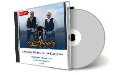 Front cover artwork of Air Supply 2024-02-29 CD Niagara Falls Audience