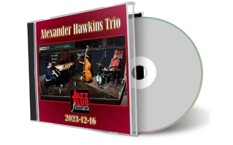 Front cover artwork of Alexander Hawkins Trio 2023-12-16 CD Ferrara Soundboard