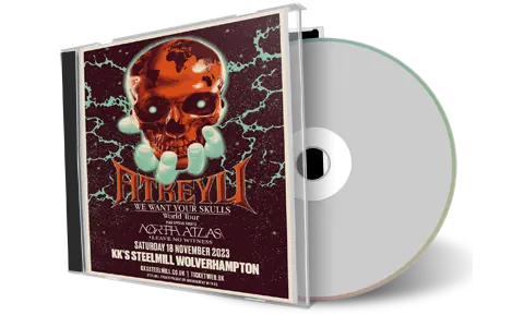 Front cover artwork of Atreyu 2023-11-18 CD Wolverhampton Audience