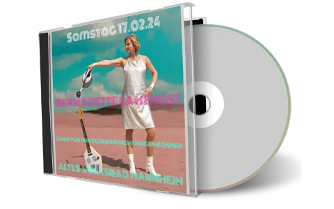 Front cover artwork of Bernadette La Hengst 2024-02-17 CD Mannheim Audience