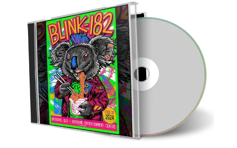 Front cover artwork of Blink 182 2024-02-19 CD Brisbane Audience