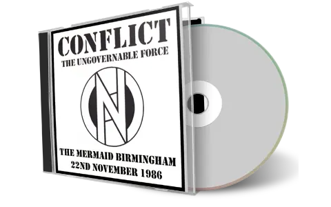 Front cover artwork of Conflict 1986-11-22 CD Birminghan Audience