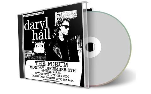 Front cover artwork of Daryl Hall 1993-12-06 CD London Audience