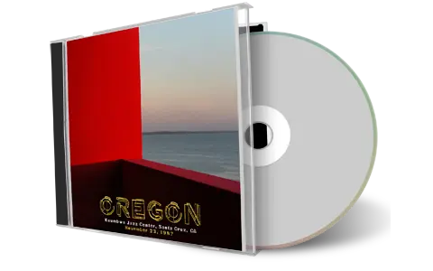 Front cover artwork of Oregon 1987-11-23 CD Santa Cruz Audience
