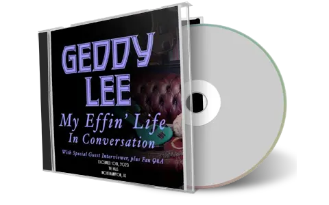 Front cover artwork of Geddy Lee 2023-12-10 CD Wolverhampton Audience