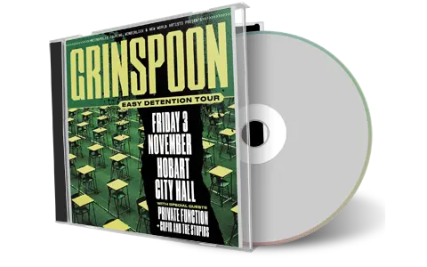 Front cover artwork of Grinspoon 2023-11-03 CD Tasmania Audience