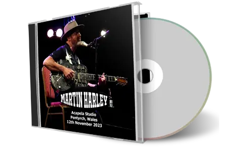 Front cover artwork of Martin Harley 2023-11-12 CD Pentyrch Audience