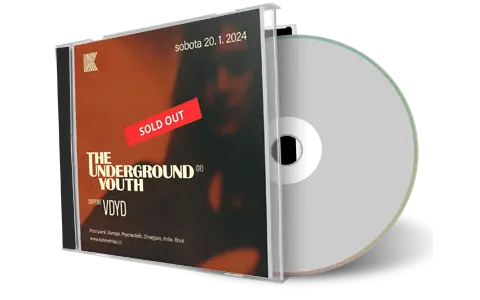 Front cover artwork of Underground Youth 2024-01-20 CD Brno Audience