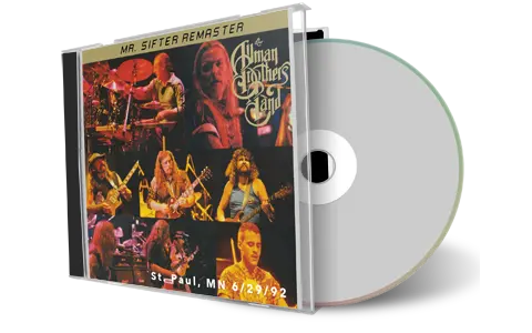 Front cover artwork of Allman Brothers Band 1992-06-28 CD St Paul Soundboard