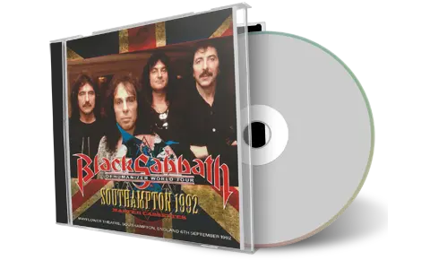 Front cover artwork of Black Sabbath Compilation CD Southampton 1992 Audience