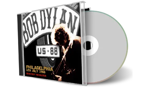 Front cover artwork of Bob Dylan 1988-07-06 CD Philadelphia Audience