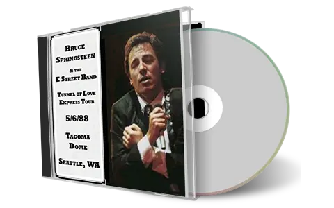 Front cover artwork of Bruce Springsteen 1988-05-06 CD Tacoma Audience