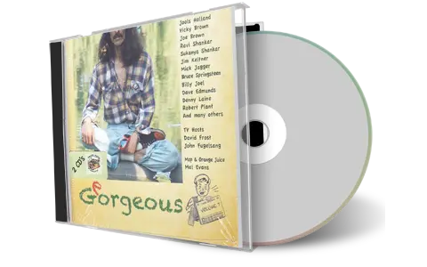 Front cover artwork of George Harrison Compilation CD Georgeous Soundboard