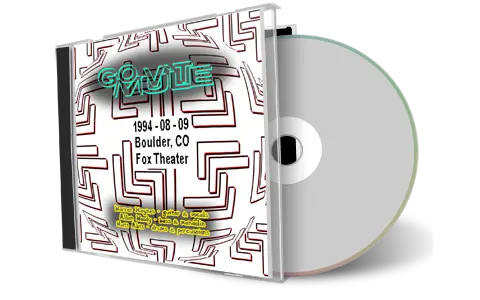 Front cover artwork of Govt Mule 1994-08-09 CD Boulder Soundboard
