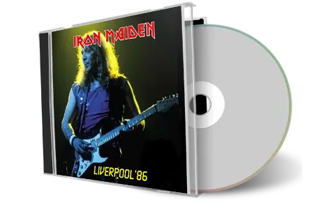 Front cover artwork of Iron Maiden 1986-10-12 CD Liverpool Audience