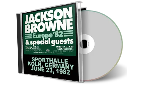 Front cover artwork of Jackson Browne 1982-06-23 CD Koln Soundboard