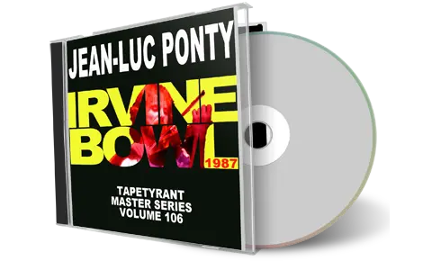 Front cover artwork of Jean-Luc Ponty 1987-10-09 CD Laguna Beach Soundboard