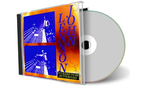 Front cover artwork of John Lennon Compilation CD Its Hard To Be Butterflies Soundboard
