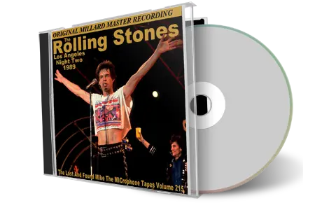 Front cover artwork of Rolling Stones 1989-10-19 CD Los Angeles Audience