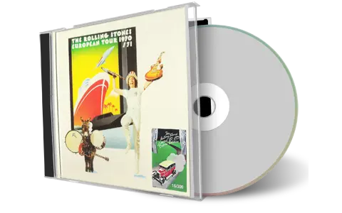 Front cover artwork of Rolling Stones Compilation CD European Tour 1970 1971 Audience