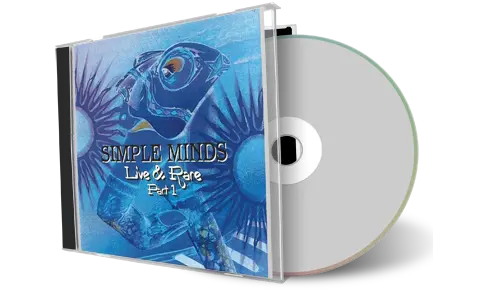 Front cover artwork of Simple Minds Compilation CD Live And Rare 1982 1987 Soundboard