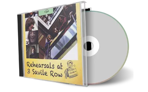 Front cover artwork of The Beatles Compilation CD Rehearsals At 3 Savile Row Soundboard