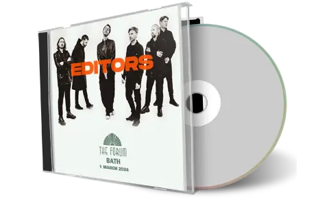 Front cover artwork of Editors 2023-03-01 CD Bath Audience