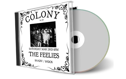 Front cover artwork of Feelies 2024-03-23 CD Woodstock Audience