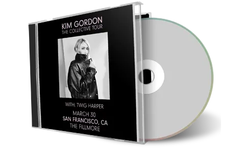 Front cover artwork of Kim Gordon 2024-03-30 CD San Francisco Audience