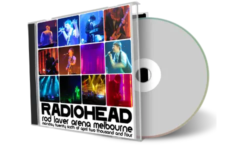 Front cover artwork of Radiohead 2004-04-26 CD Melbourne Audience