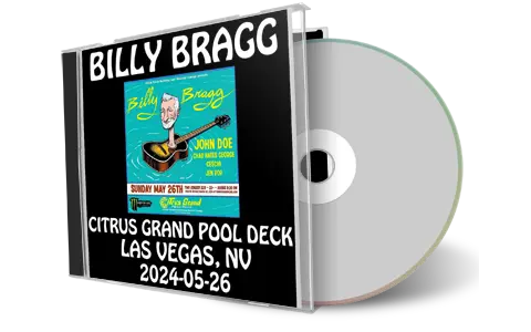 Front cover artwork of Billy Bragg 2024-05-26 CD Las Vegas Audience