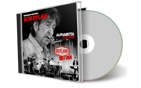 Front cover artwork of Bob Dylan 2024-06-21 CD Alpharetta Audience