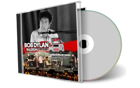 Front cover artwork of Bob Dylan 2024-06-23 CD Raleigh Audience