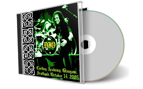 Front cover artwork of Dio 2005-10-14 CD Glasgow Audience
