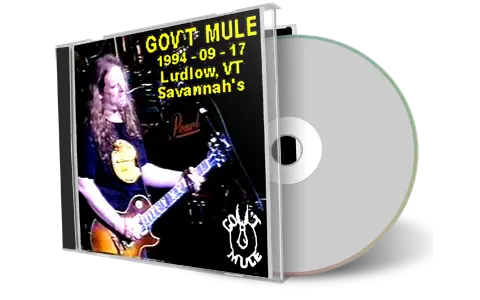 Front cover artwork of Govt Mule 1994-09-17 CD Ludlow Soundboard
