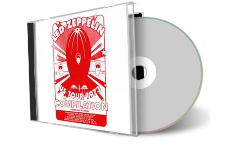 Front cover artwork of Led Zeppelin Compilation CD 1973 Us Tour Soundboard