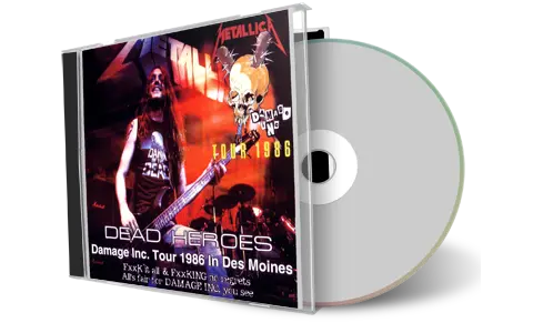 Front cover artwork of Metallica 1986-05-30 CD Davenport Soundboard