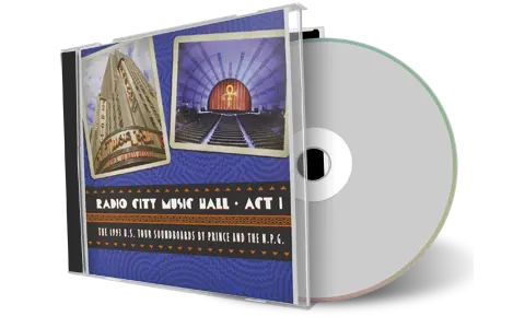Front cover artwork of Prince Compilation CD Radio City Music Hall Act 1 Soundboard