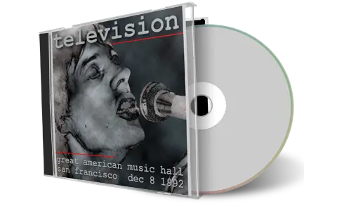 Front cover artwork of Television 1992-12-08 CD San Francisco Audience